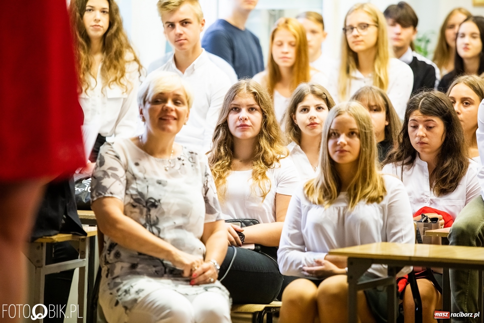 Zdjęcie w galerii na portalu naszraciborz.pl: Inauguracja roku szkolnego w I LO wiadomości z regionu
