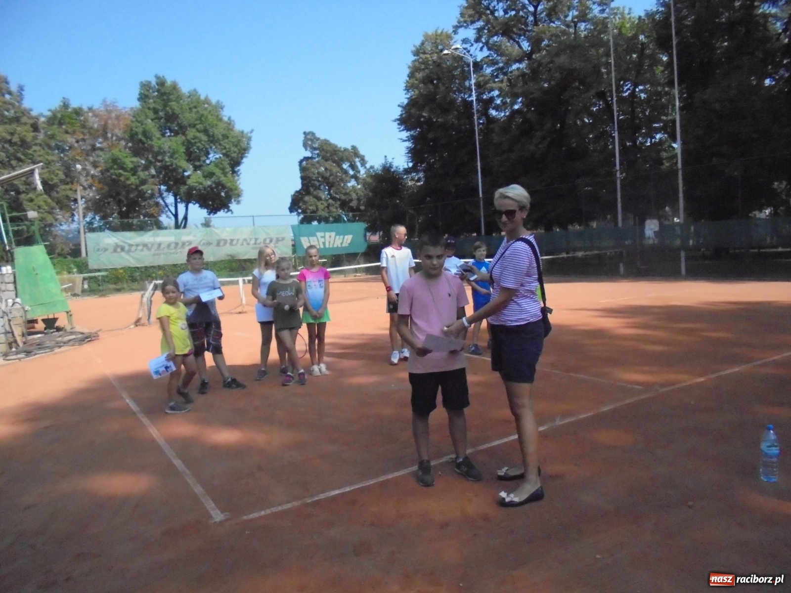 Zdjęcie w galerii na portalu naszraciborz.pl: Tenisowe zmagania na korcie Rafako wiadomości z regionu