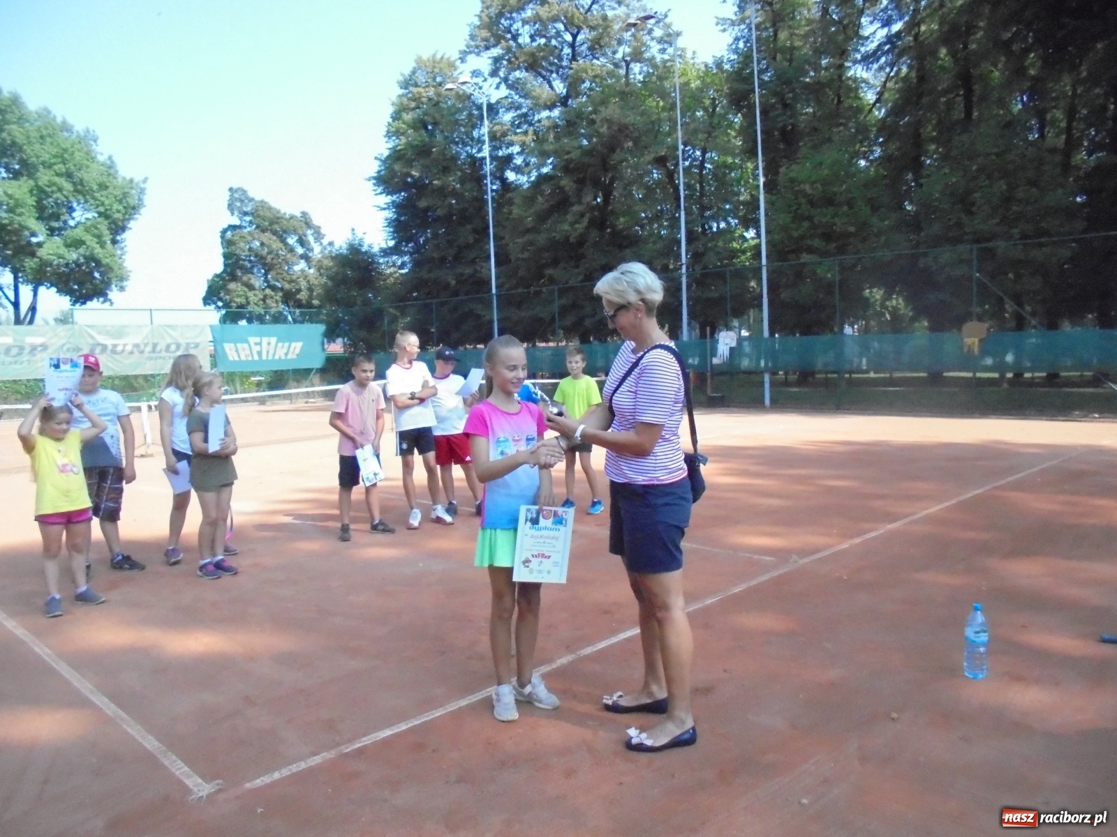 Zdjęcie w galerii na portalu naszraciborz.pl: Tenisowe zmagania na korcie Rafako wiadomości z regionu