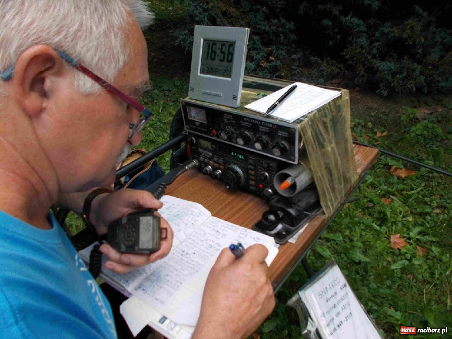 Zdjęcie w galerii na portalu naszraciborz.pl: Raciborscy krótkofalowcy uczcili pamięć grafa von Arco  wiadomości z regionu