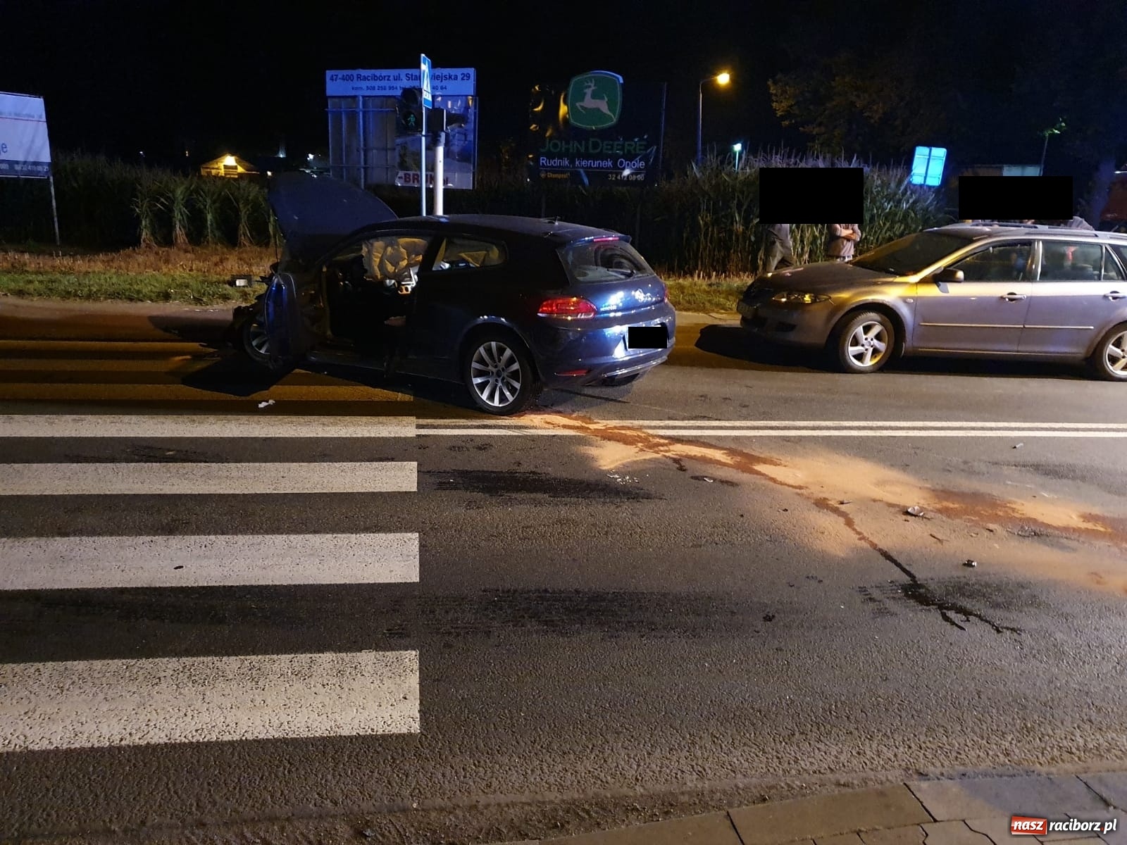 Zdjęcie w galerii na portalu naszraciborz.pl: Zderzenie na mycie. Kilka osób rannych [FOTO]  wiadomości z regionu