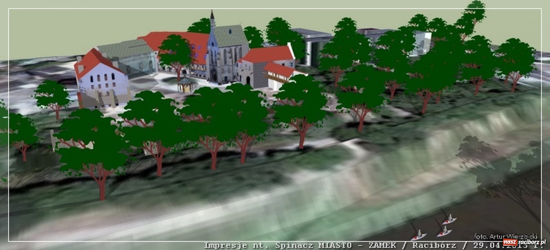 Zdjęcie w galerii na portalu naszraciborz.pl: Kładka dla rowerów przy Moście Zamkowym. Projekt upadł! [FOTO] wiadomości z regionu