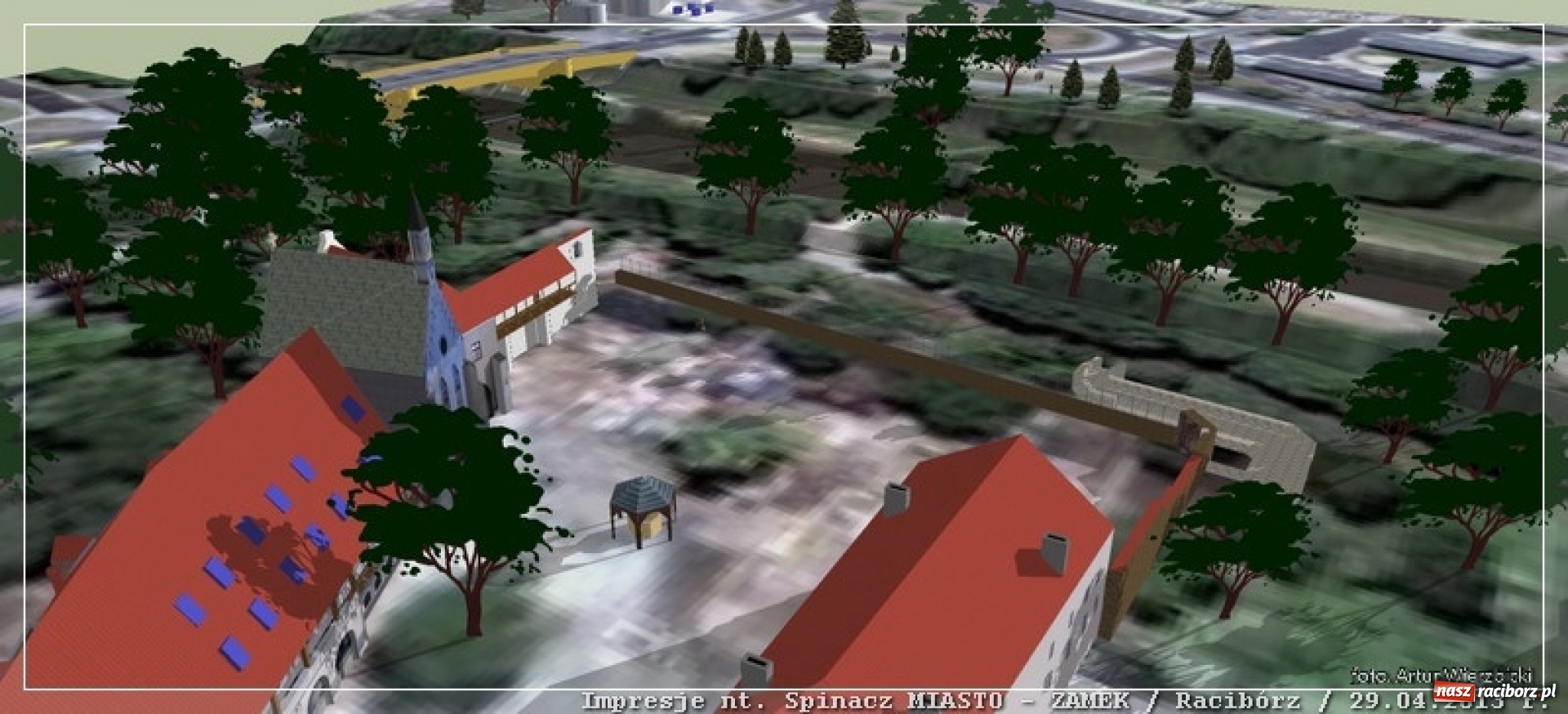 Zdjęcie w galerii na portalu naszraciborz.pl: Kładka dla rowerów przy Moście Zamkowym. Projekt upadł! [FOTO] wiadomości z regionu