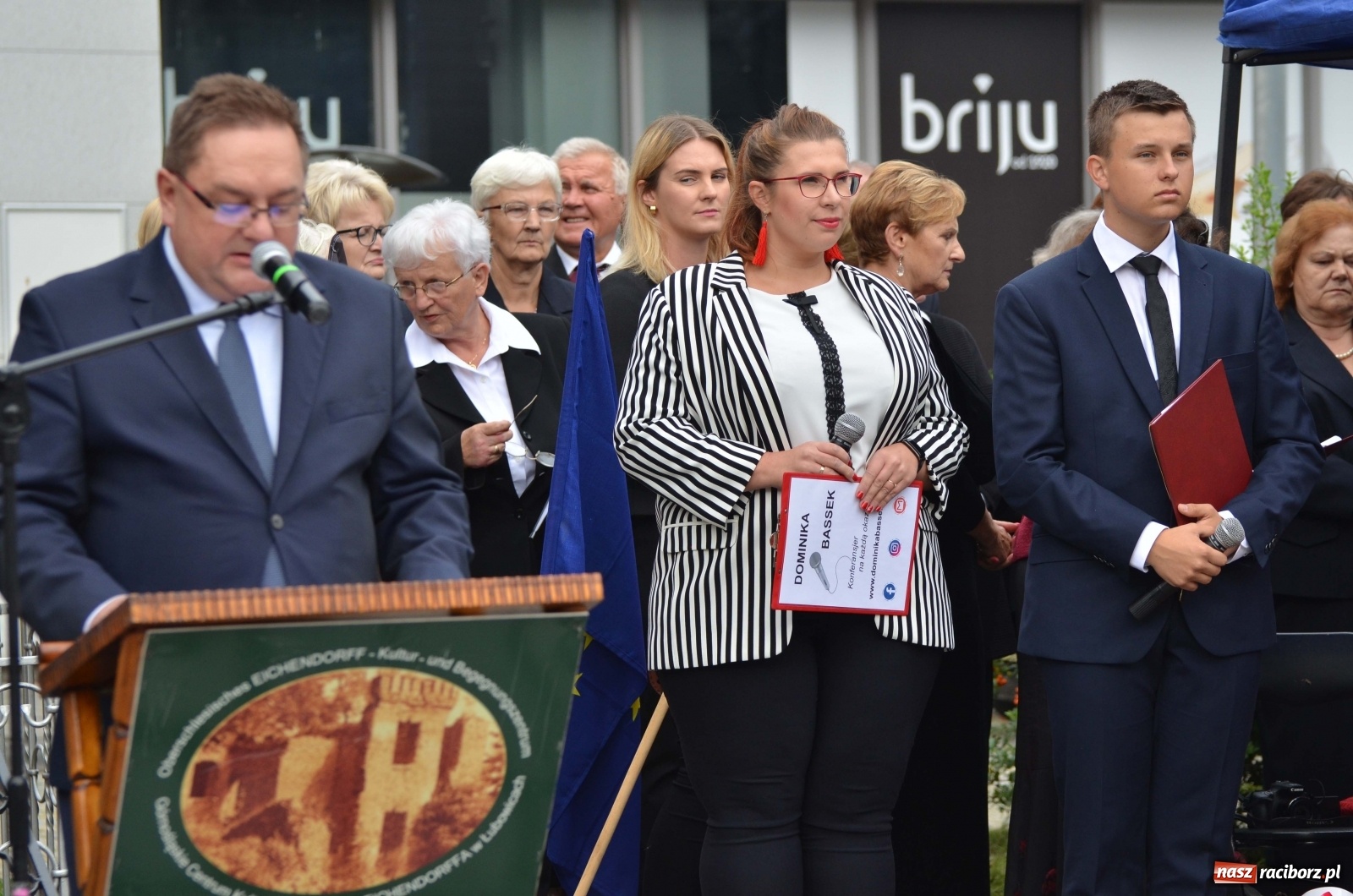 Zdjęcie w galerii na portalu naszraciborz.pl: W Raciborzu świętowano 25. rocznicę odsłonięcia pomnika Eichendorffa [FOTO i WIDEO]  wiadomości z regionu