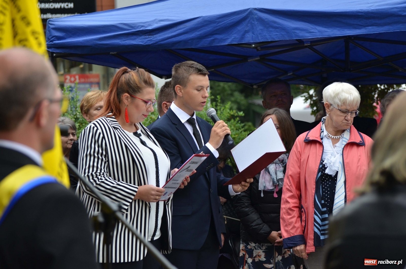 Zdjęcie w galerii na portalu naszraciborz.pl: W Raciborzu świętowano 25. rocznicę odsłonięcia pomnika Eichendorffa [FOTO i WIDEO]  wiadomości z regionu
