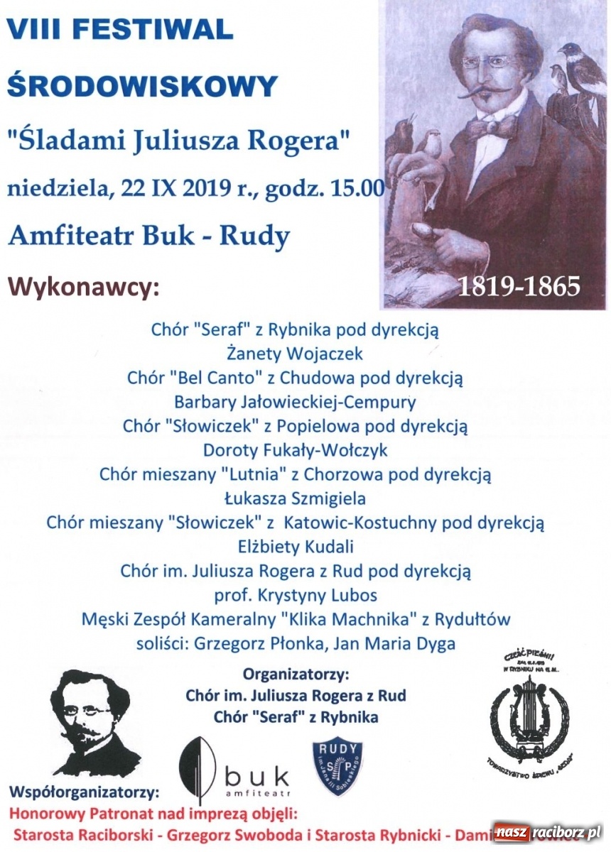 Zdjęcie w galerii na portalu naszraciborz.pl: Chór im. Juliusza Rogera zaprasza na VII Festiwal Środowiskowy wiadomości z regionu