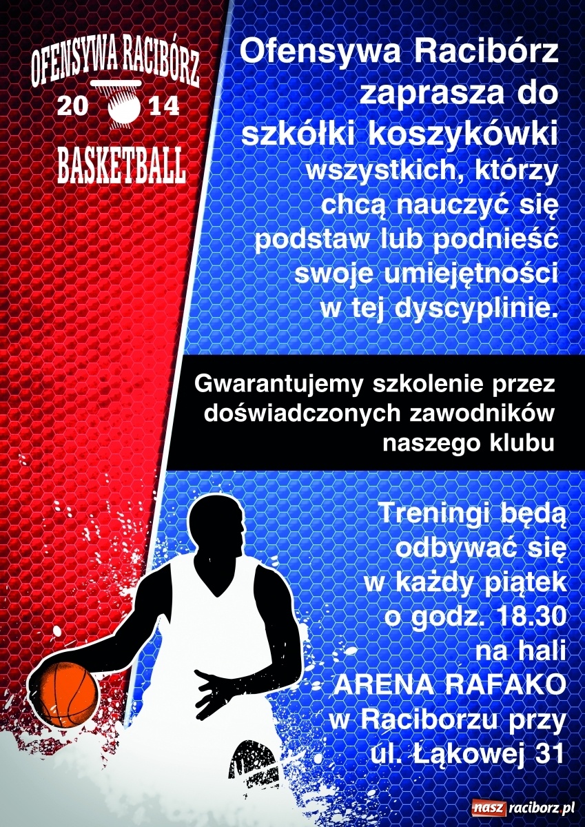 Zdjęcie w galerii na portalu naszraciborz.pl: Ofensywa Racibórz otwiera szkółkę koszykarską wiadomości z regionu
