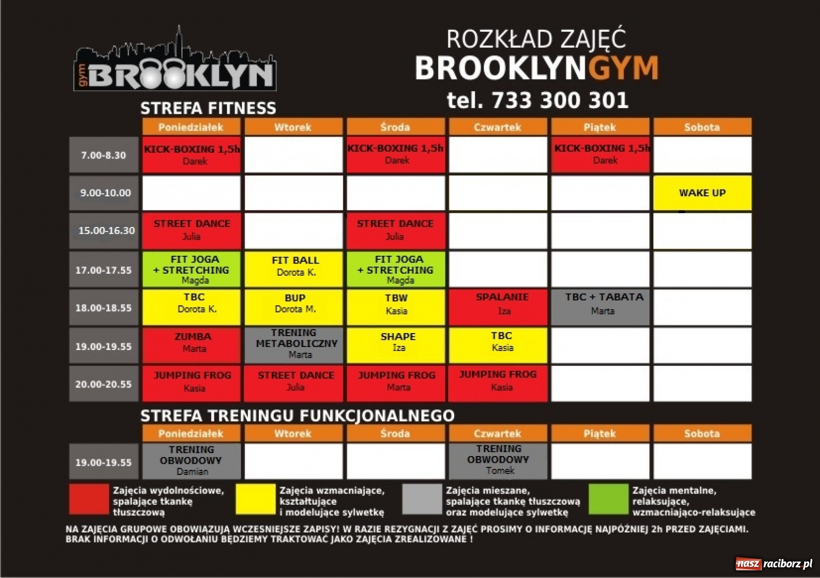 Zdjęcie w galerii na portalu naszraciborz.pl: Nowości w Brooklyn Gym. Będzie się działo! wiadomości z regionu