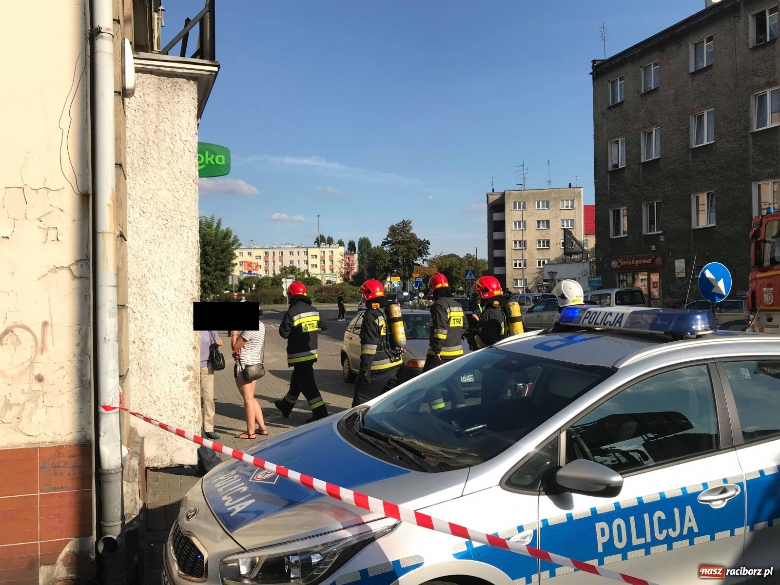 Zdjęcie w galerii na portalu naszraciborz.pl: Dwa wyjazdy pod rząd. Straż na Żorskiej i Opawskiej  wiadomości z regionu