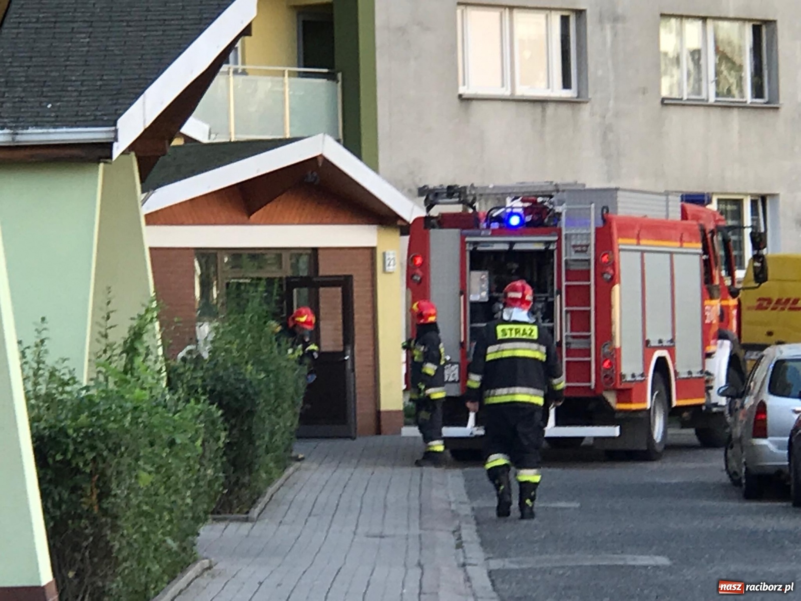 Zdjęcie w galerii na portalu naszraciborz.pl: Pożar w mieszkaniu na Katowickiej [FOTO] wiadomości z regionu