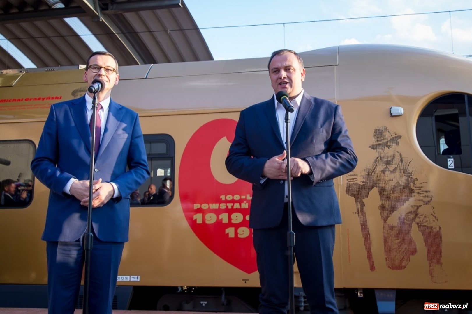 Zdjęcie w galerii na portalu naszraciborz.pl: Powstaniec Śląski wyruszył w trasę [FOTO] wiadomości z regionu