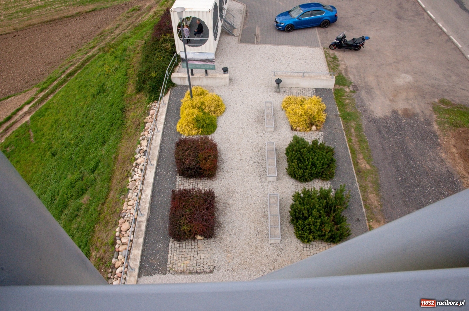 Zdjęcie w galerii na portalu naszraciborz.pl: Wieża widokowa w Pogrzebieniu już otwarta. Zobaczcie, co z niej widać [FOTO]  wiadomości z regionu