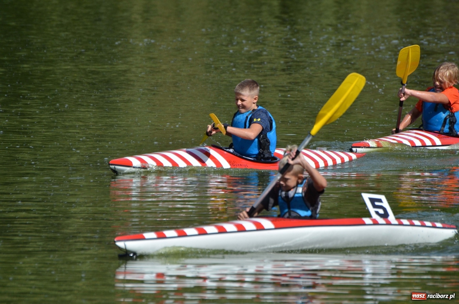 Zdjęcie w galerii na portalu naszraciborz.pl: Mistrzostwa Raciborza w kajakarstwie [FOTO i WIDEO]  wiadomości z regionu