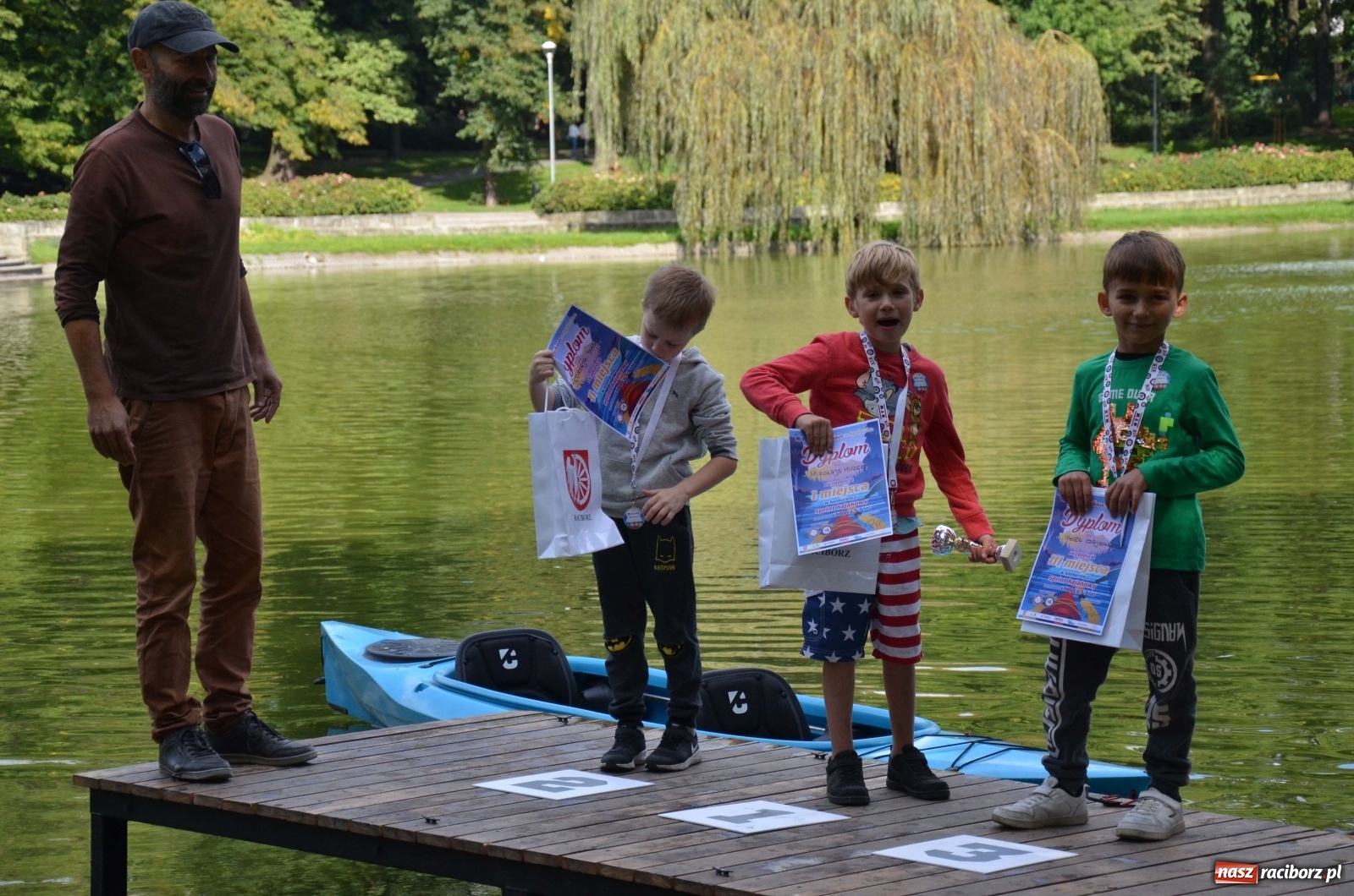 Zdjęcie w galerii na portalu naszraciborz.pl: Mistrzostwa Raciborza w kajakarstwie [FOTO i WIDEO]  wiadomości z regionu
