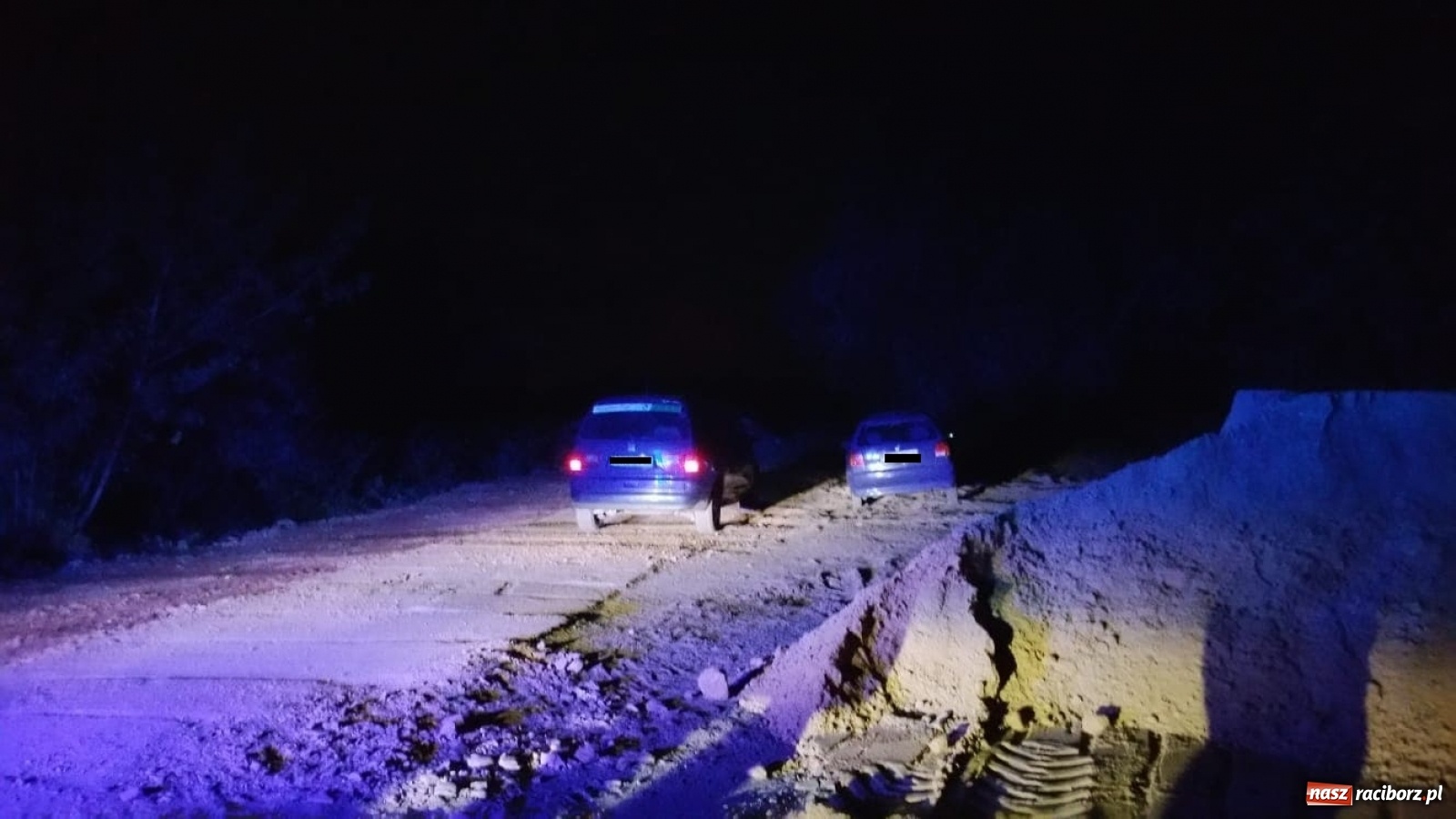 Zdjęcie w galerii na portalu naszraciborz.pl: Nocny pościg na Ostrogu. Sceny jak z filmu kryminalnego [FOTO]  wiadomości z regionu