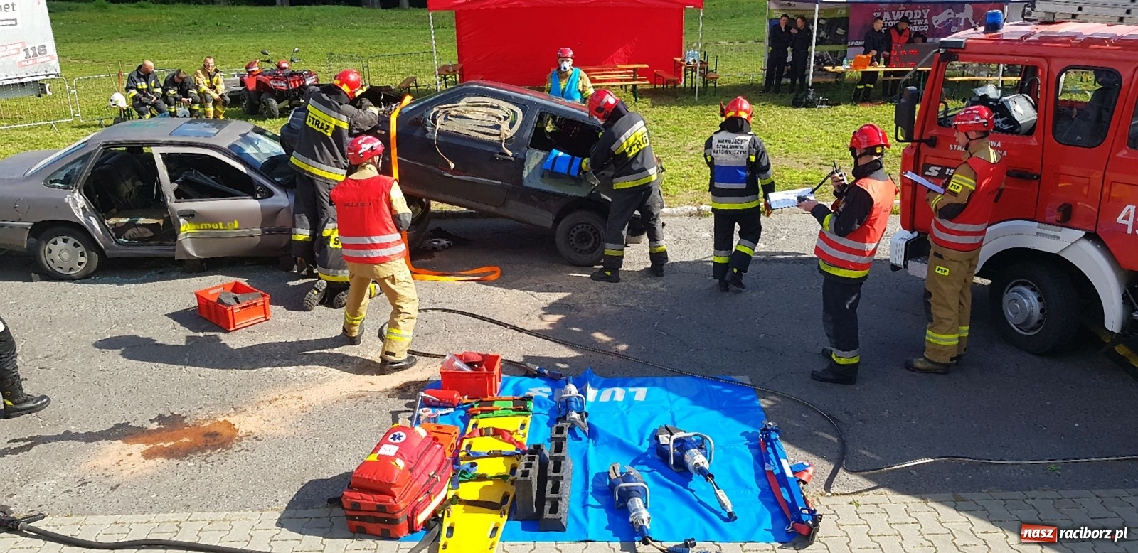 Zdjęcie w galerii na portalu naszraciborz.pl: Racibórz wygrał III Zawody Ratownictwa Technicznego w Jastrzębiu-Zdroju [FOTO] wiadomości z regionu