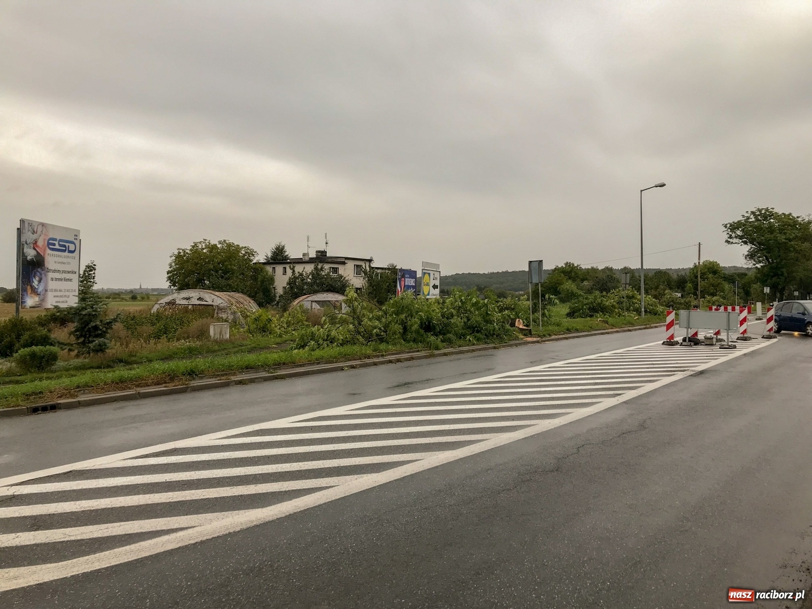 Zdjęcie w galerii na portalu naszraciborz.pl: Co tu się będzie działo! Poważne utrudnienia na Piaskowej-Rybnickiej [FOTO i WIDEO]  wiadomości z regionu
