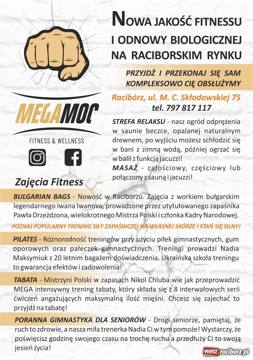 Zdjęcie w galerii na portalu naszraciborz.pl: Nowa jakość fitnessu na raciborskim rynku wiadomości z regionu