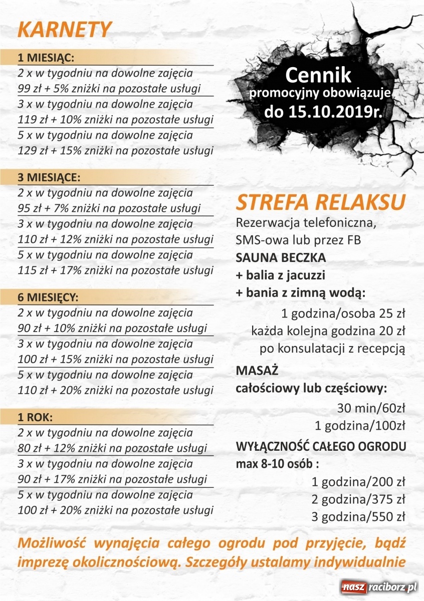 Zdjęcie w galerii na portalu naszraciborz.pl: Nowa jakość fitnessu na raciborskim rynku wiadomości z regionu