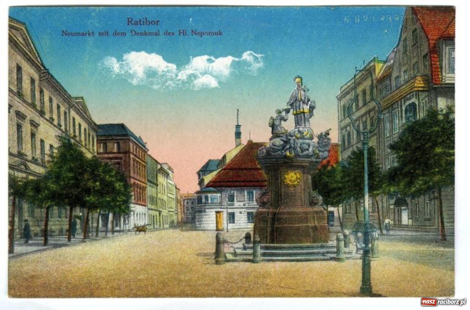 Zdjęcie w galerii na portalu naszraciborz.pl: Kartka z kalendarza. Gdzie pierwotnie stała ta figura?  wiadomości z regionu