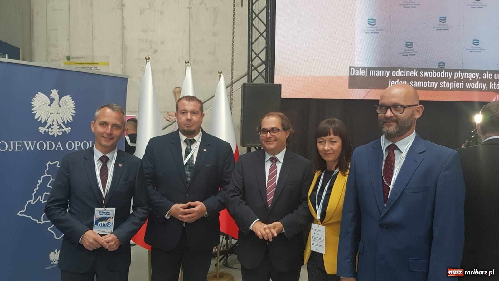 Zdjęcie w galerii na portalu naszraciborz.pl: Samorządowcy z Raciborza na opolskim kongresie żeglugi  wiadomości z regionu