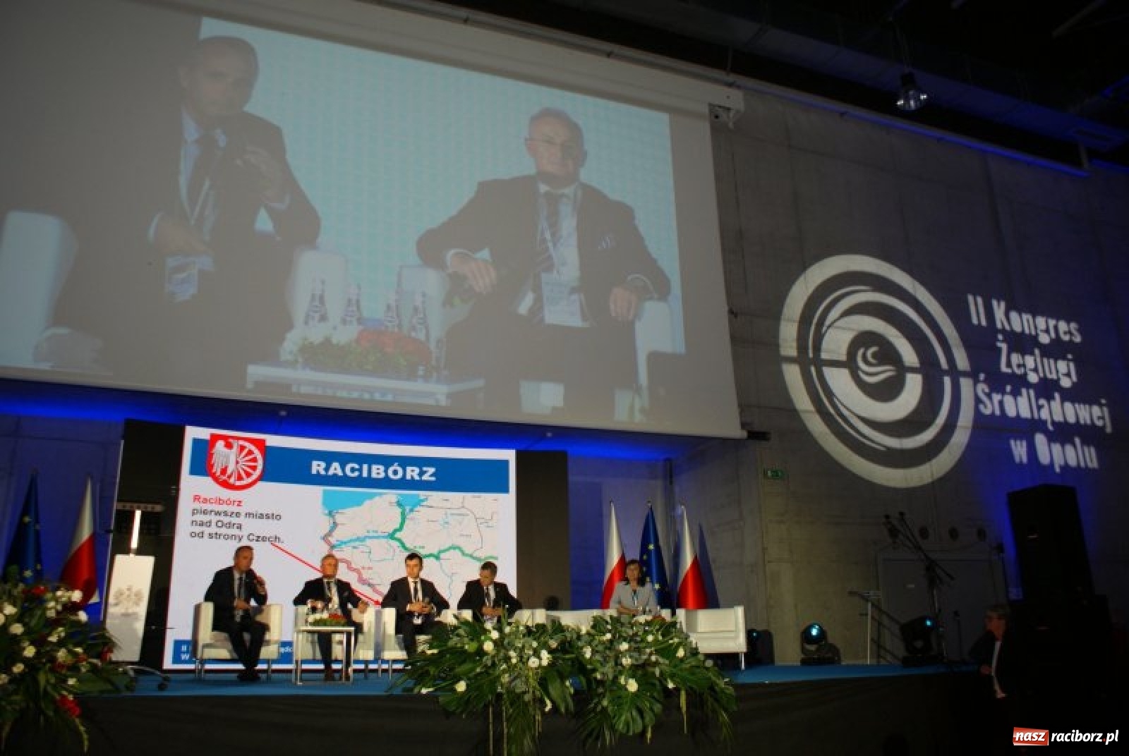 Zdjęcie w galerii na portalu naszraciborz.pl: Racibórz na II Kongresie Żeglugi Śródlądowej wiadomości z regionu