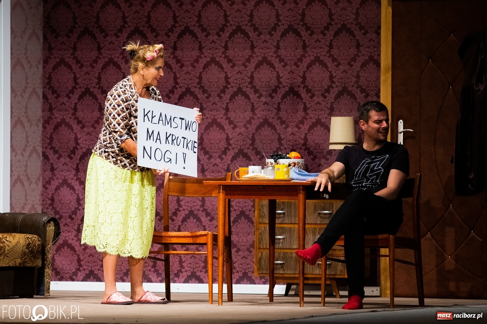 Zdjęcie w galerii na portalu naszraciborz.pl: Spektakl Berek 2, czyli Upiór w Moherze w RCK wiadomości z regionu