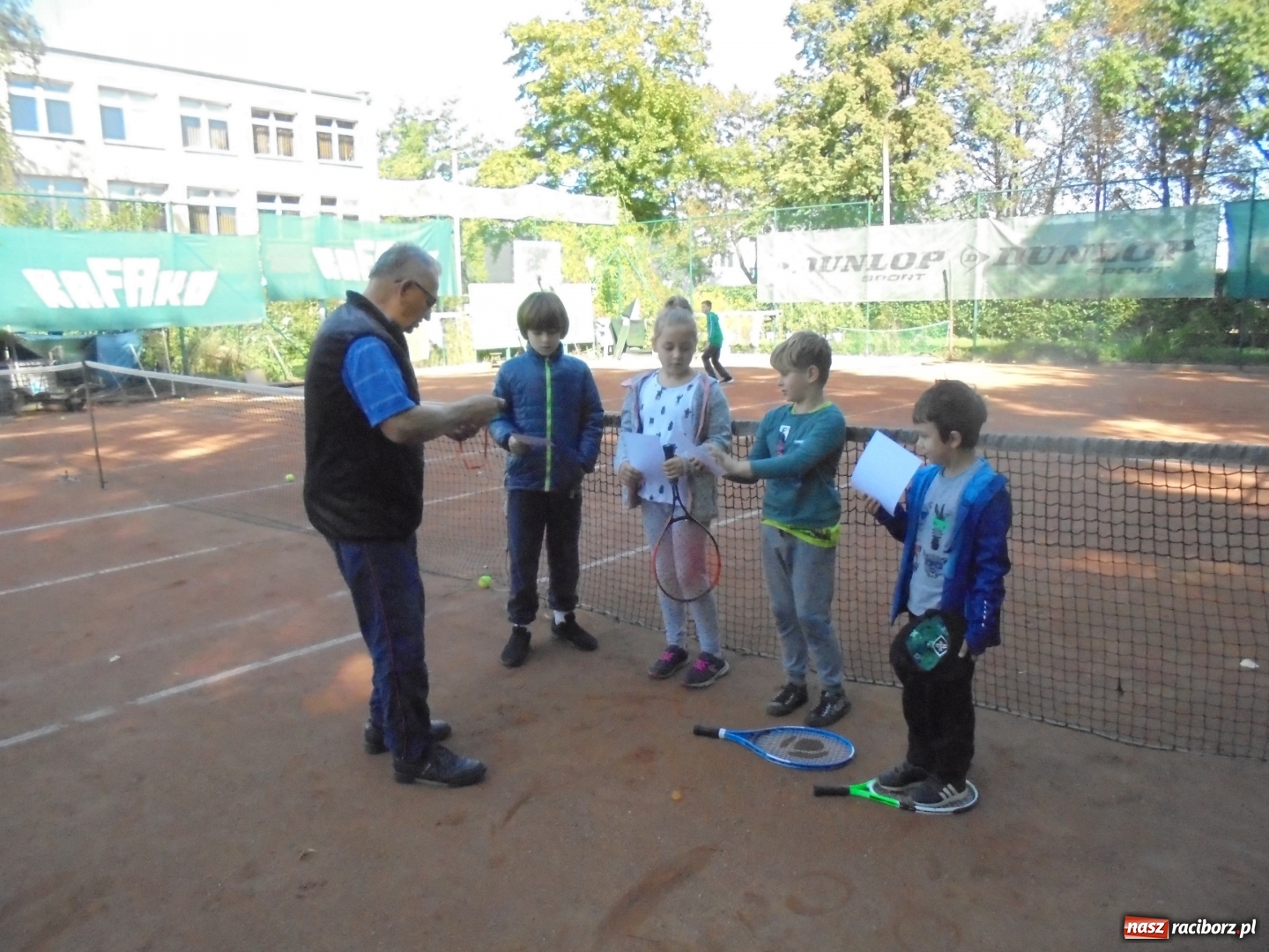 Zdjęcie w galerii na portalu naszraciborz.pl: Tenisowy turniej Związków Zawodowych dla dzieci wiadomości z regionu