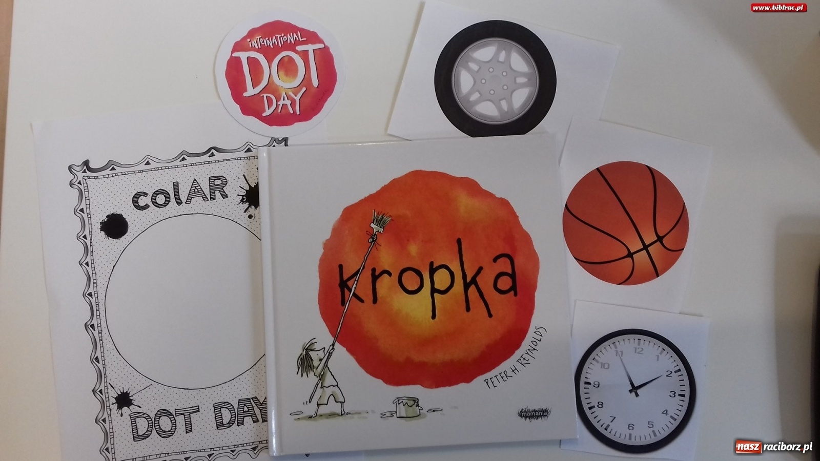 Zdjęcie w galerii na portalu naszraciborz.pl: W bibliotece na Płoni świętowano Dzień Kropki [FOTO] wiadomości z regionu