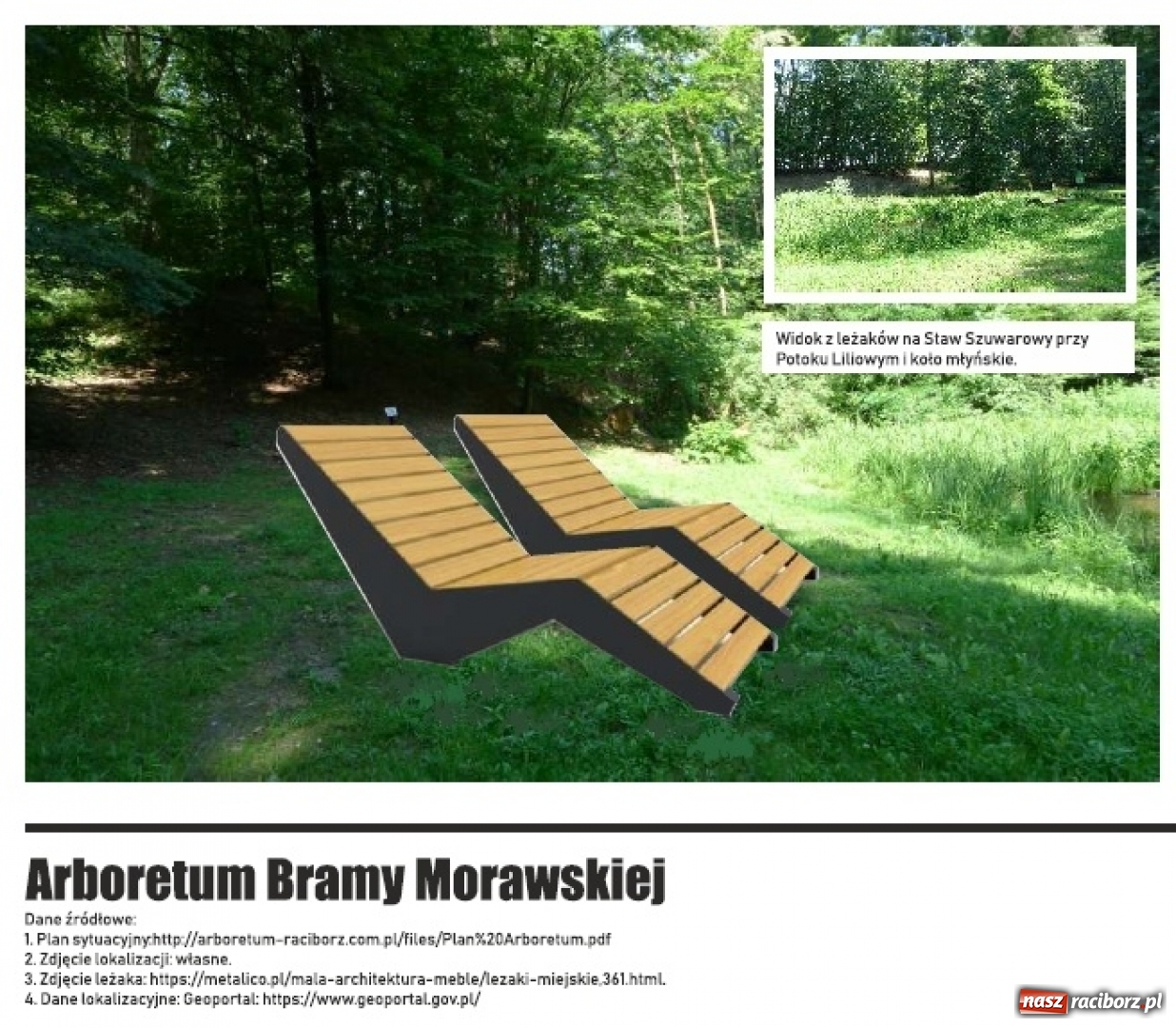 Zdjęcie w galerii na portalu naszraciborz.pl: Hamaki w centrum miasta. Autorka pokazuje wizualizacje  wiadomości z regionu