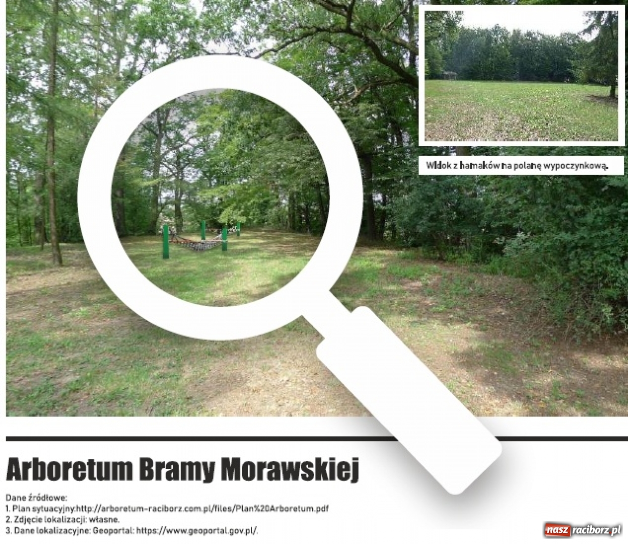 Zdjęcie w galerii na portalu naszraciborz.pl: Hamaki w centrum miasta. Autorka pokazuje wizualizacje  wiadomości z regionu