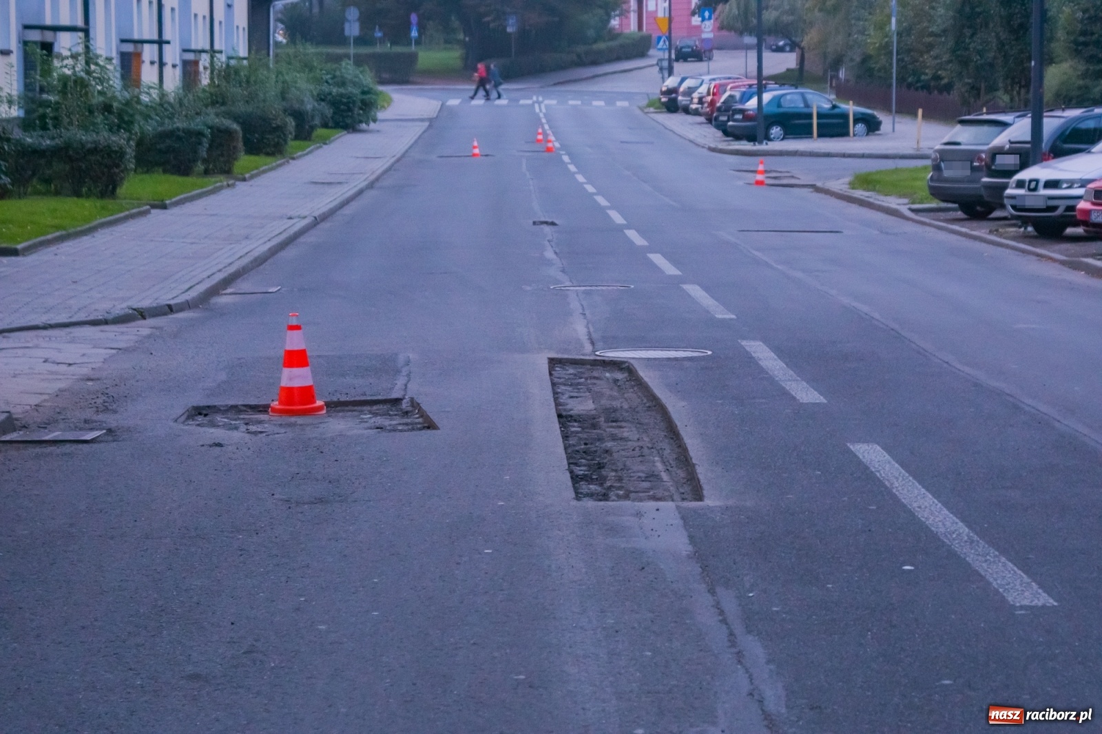 Zdjęcie w galerii na portalu naszraciborz.pl: Slalomem po Głowackiego [FOTO]  wiadomości z regionu