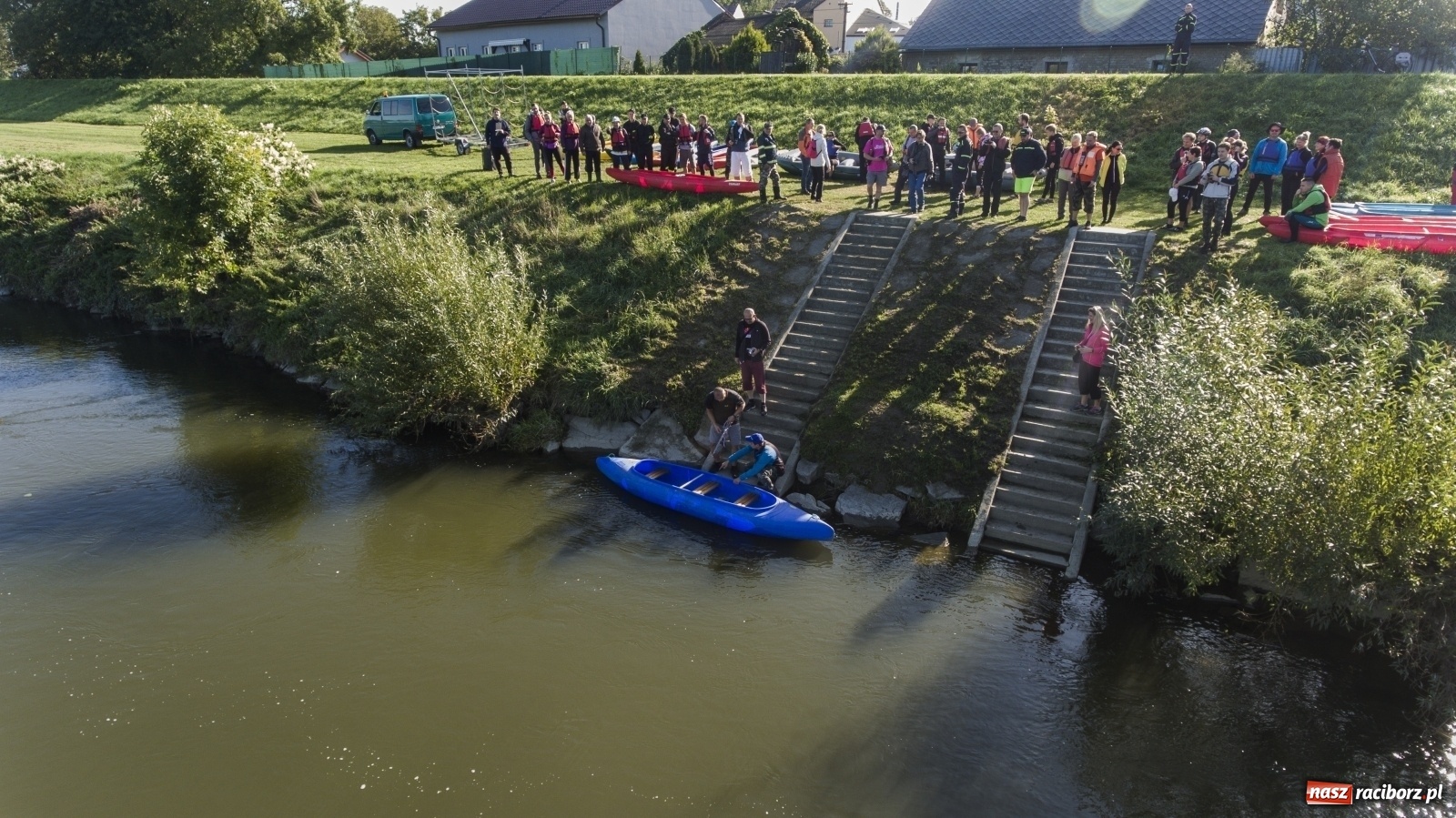 Zdjęcie w galerii na portalu naszraciborz.pl: Meandry Odry z lotu ptaka [FOTO]  wiadomości z regionu
