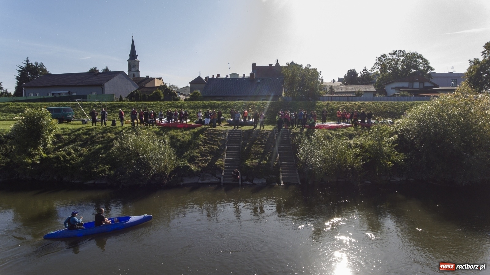 Zdjęcie w galerii na portalu naszraciborz.pl: Meandry Odry z lotu ptaka [FOTO]  wiadomości z regionu