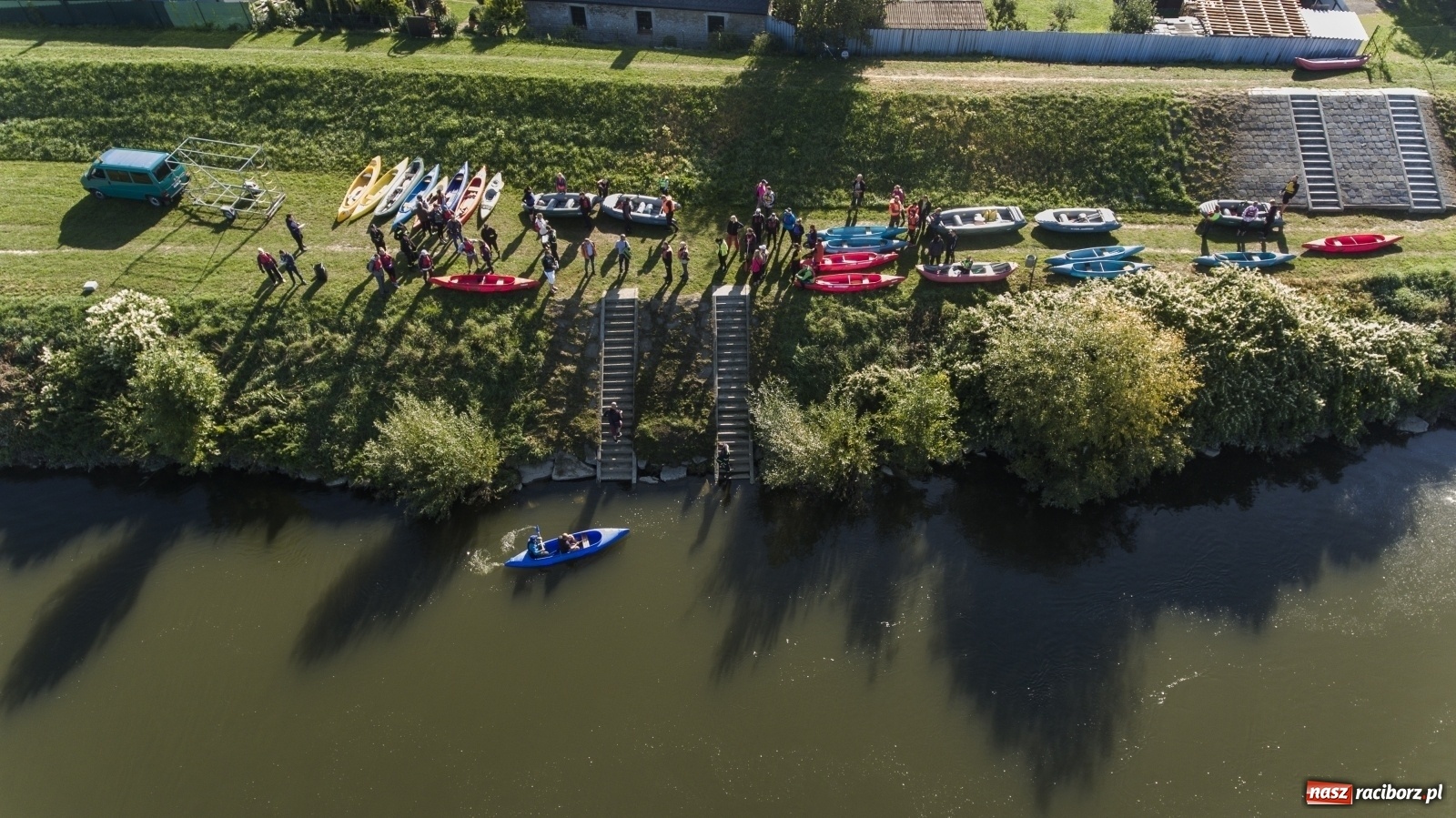 Zdjęcie w galerii na portalu naszraciborz.pl: Meandry Odry z lotu ptaka [FOTO]  wiadomości z regionu