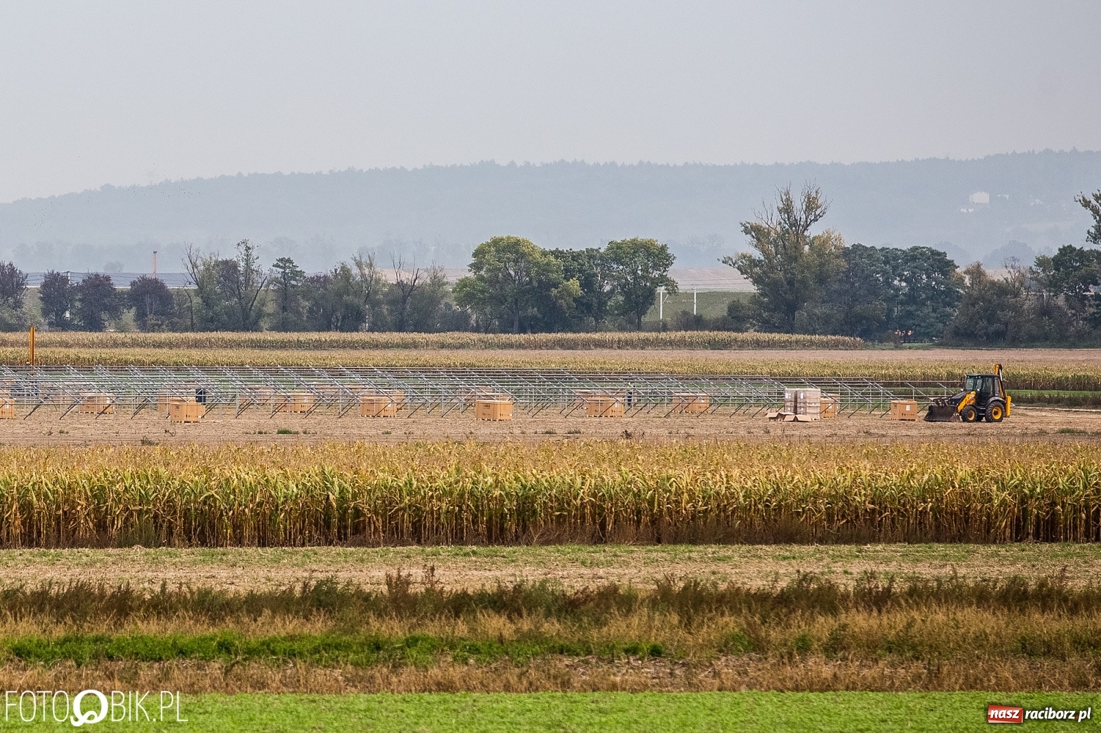 Zdjęcie w galerii na portalu naszraciborz.pl: Pod Raciborzem powstaje mała elektrownia słoneczna  wiadomości z regionu