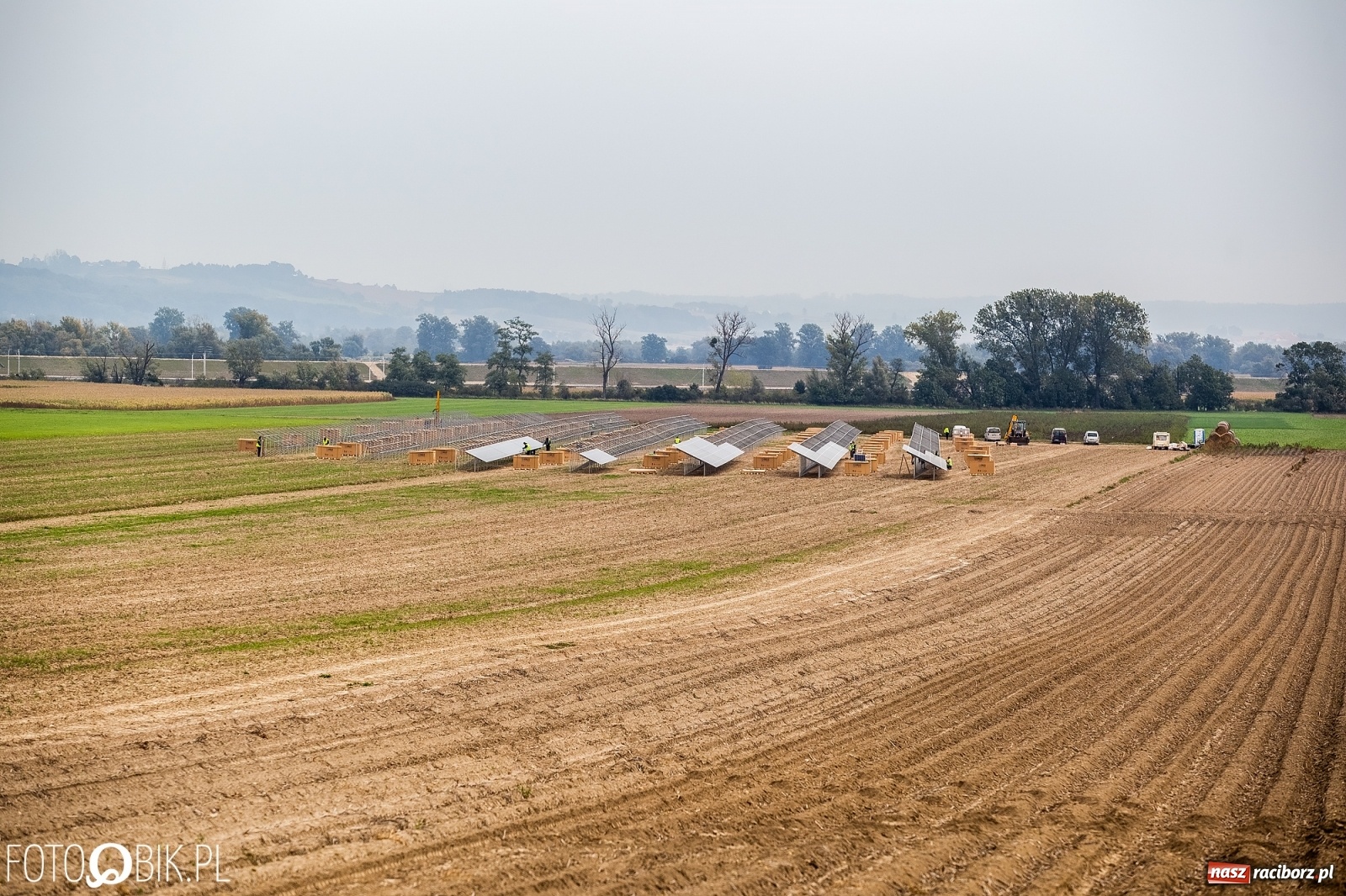 Zdjęcie w galerii na portalu naszraciborz.pl: Pod Raciborzem powstaje mała elektrownia słoneczna  wiadomości z regionu