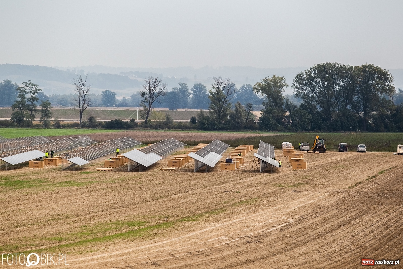 Zdjęcie w galerii na portalu naszraciborz.pl: Pod Raciborzem powstaje mała elektrownia słoneczna  wiadomości z regionu