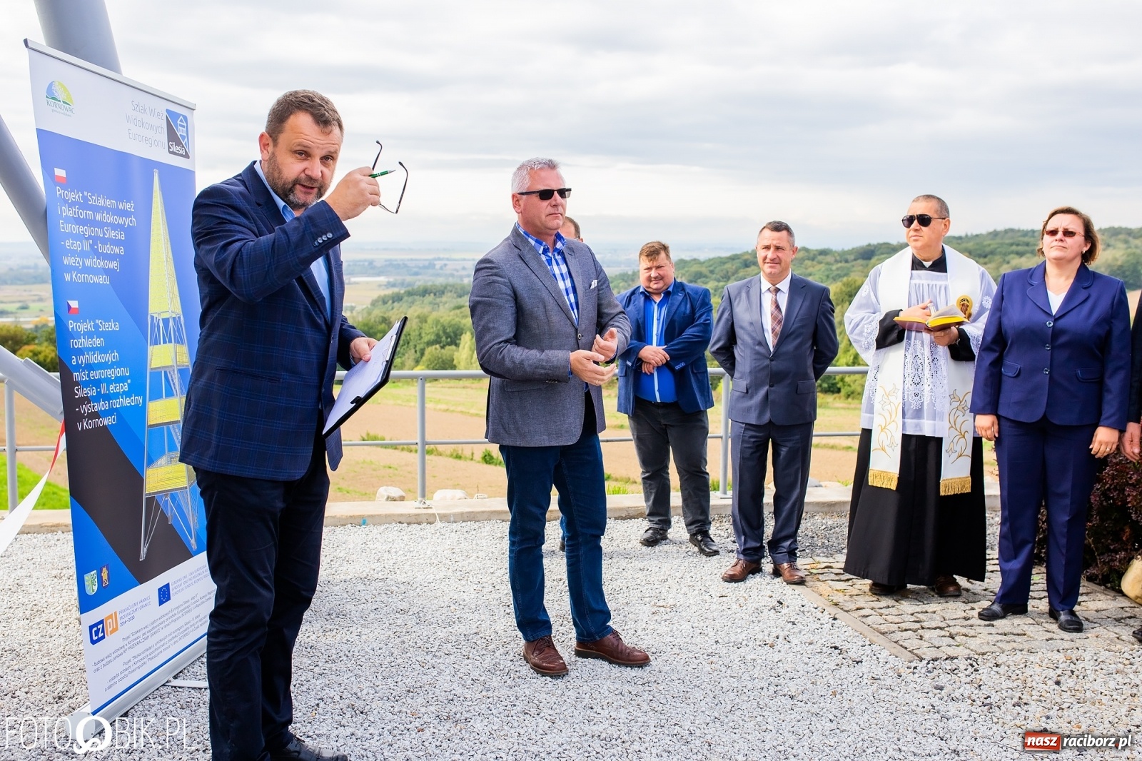 Zdjęcie w galerii na portalu naszraciborz.pl: Oficjalne otwarcie wieży widokowej w Pogrzebieniu wiadomości z regionu