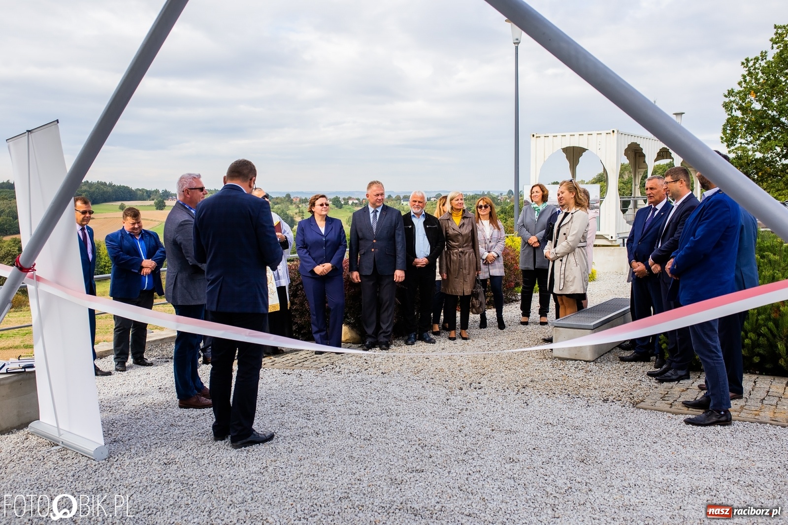 Zdjęcie w galerii na portalu naszraciborz.pl: Oficjalne otwarcie wieży widokowej w Pogrzebieniu wiadomości z regionu