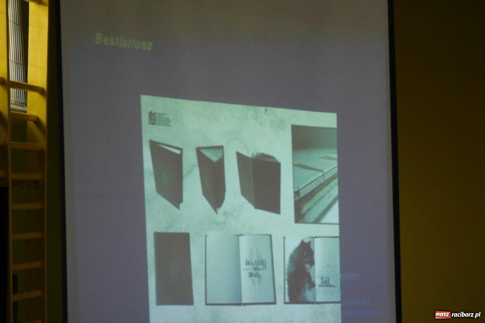 Zdjęcie w galerii na portalu naszraciborz.pl: Szymon Bolik opowiadał w Rudach o trolikach wiadomości z regionu