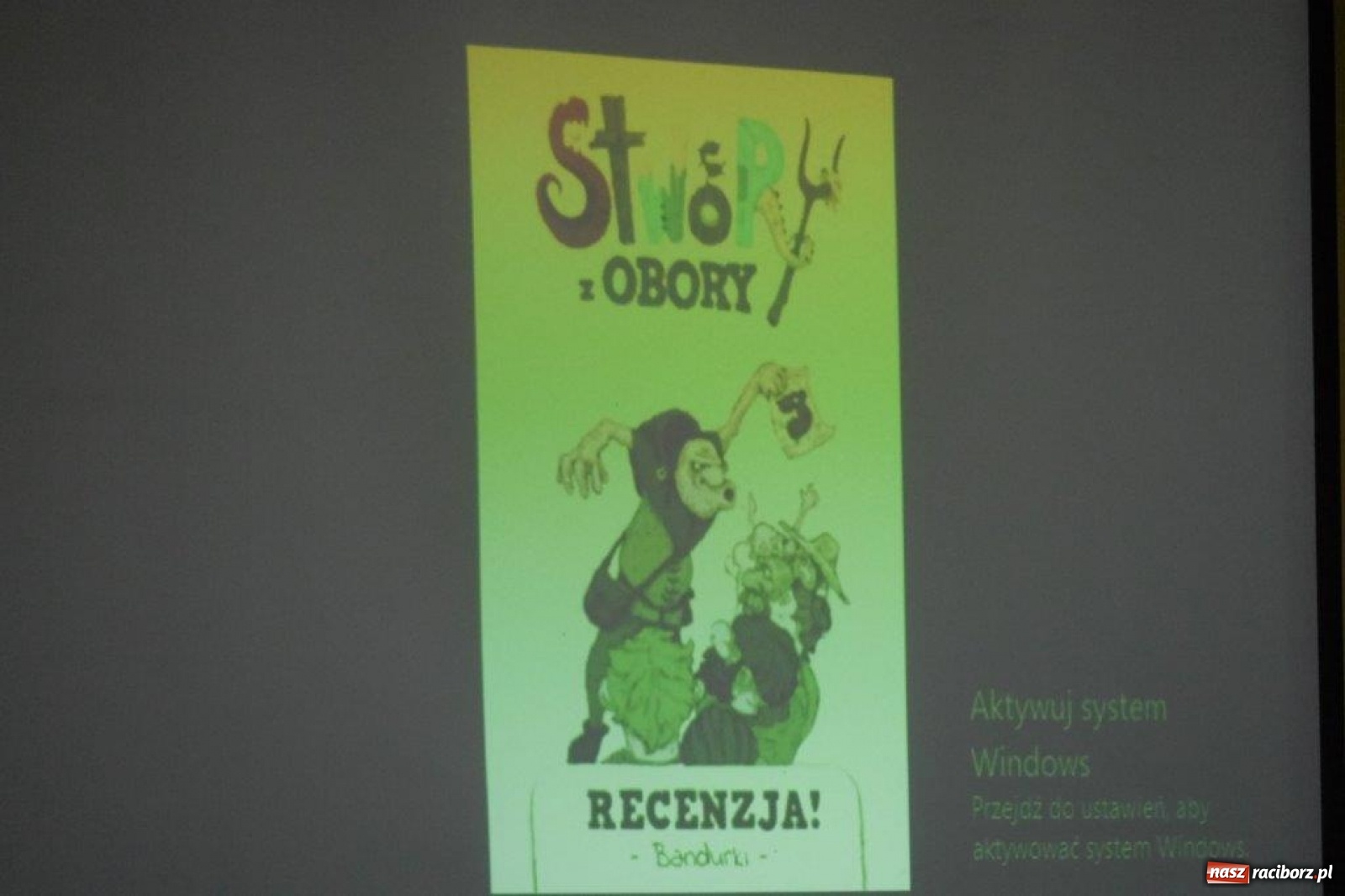 Zdjęcie w galerii na portalu naszraciborz.pl: Szymon Bolik opowiadał w Rudach o trolikach wiadomości z regionu