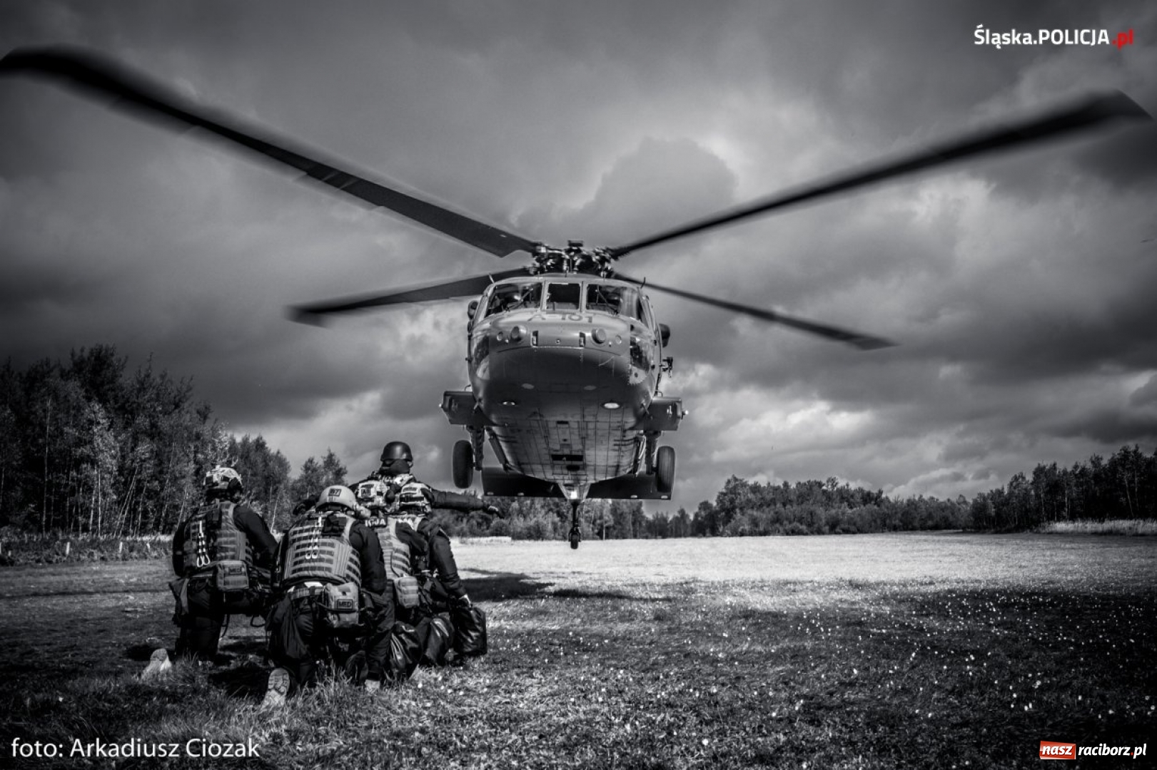 Zdjęcie w galerii na portalu naszraciborz.pl: Black Hawk na ćwiczeniach śląskich antyterrorystów [FOTO I WIDEO]  wiadomości z regionu