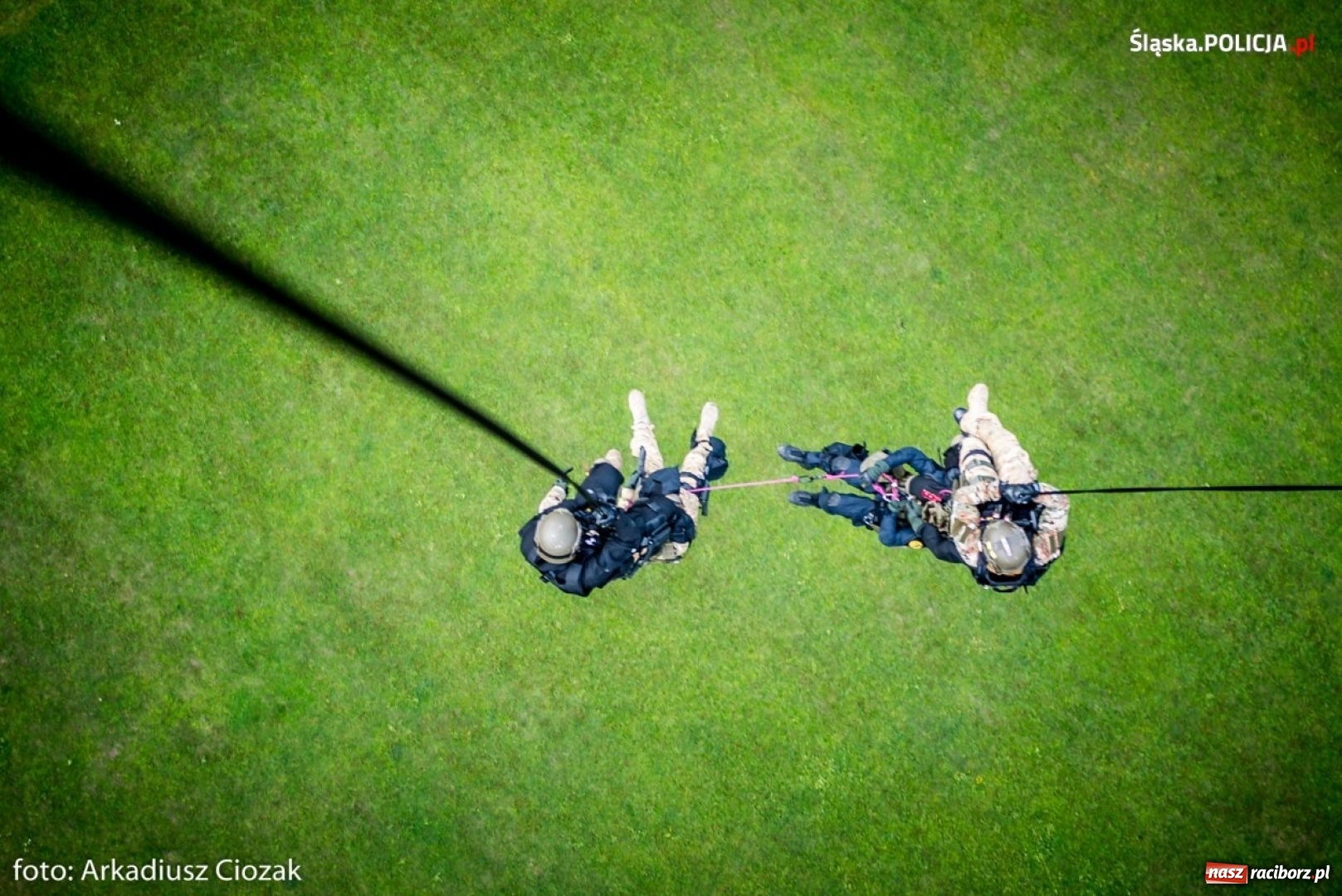 Zdjęcie w galerii na portalu naszraciborz.pl: Black Hawk na ćwiczeniach śląskich antyterrorystów [FOTO I WIDEO]  wiadomości z regionu
