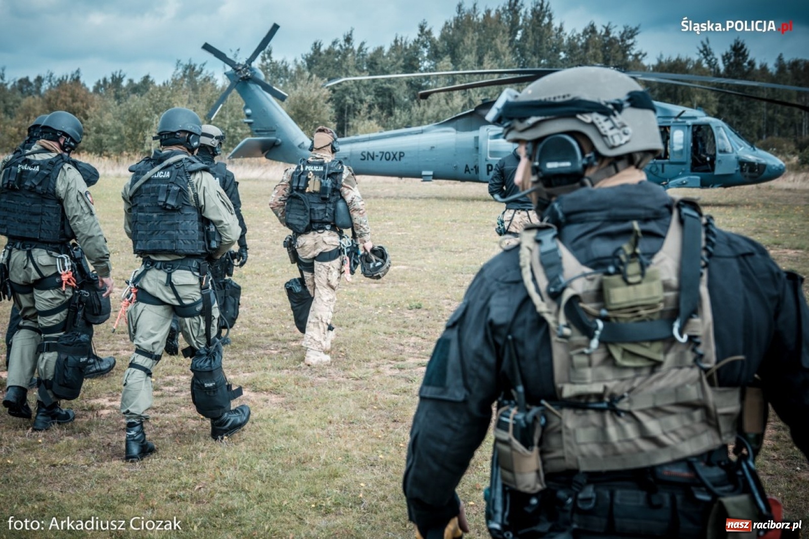 Zdjęcie w galerii na portalu naszraciborz.pl: Black Hawk na ćwiczeniach śląskich antyterrorystów [FOTO I WIDEO]  wiadomości z regionu