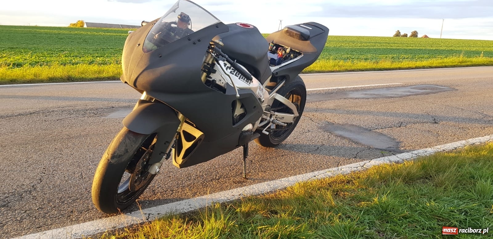 Zdjęcie w galerii na portalu naszraciborz.pl: Policyjny pościg od Raciborza w kierunku Samborowic [FOTO] wiadomości z regionu