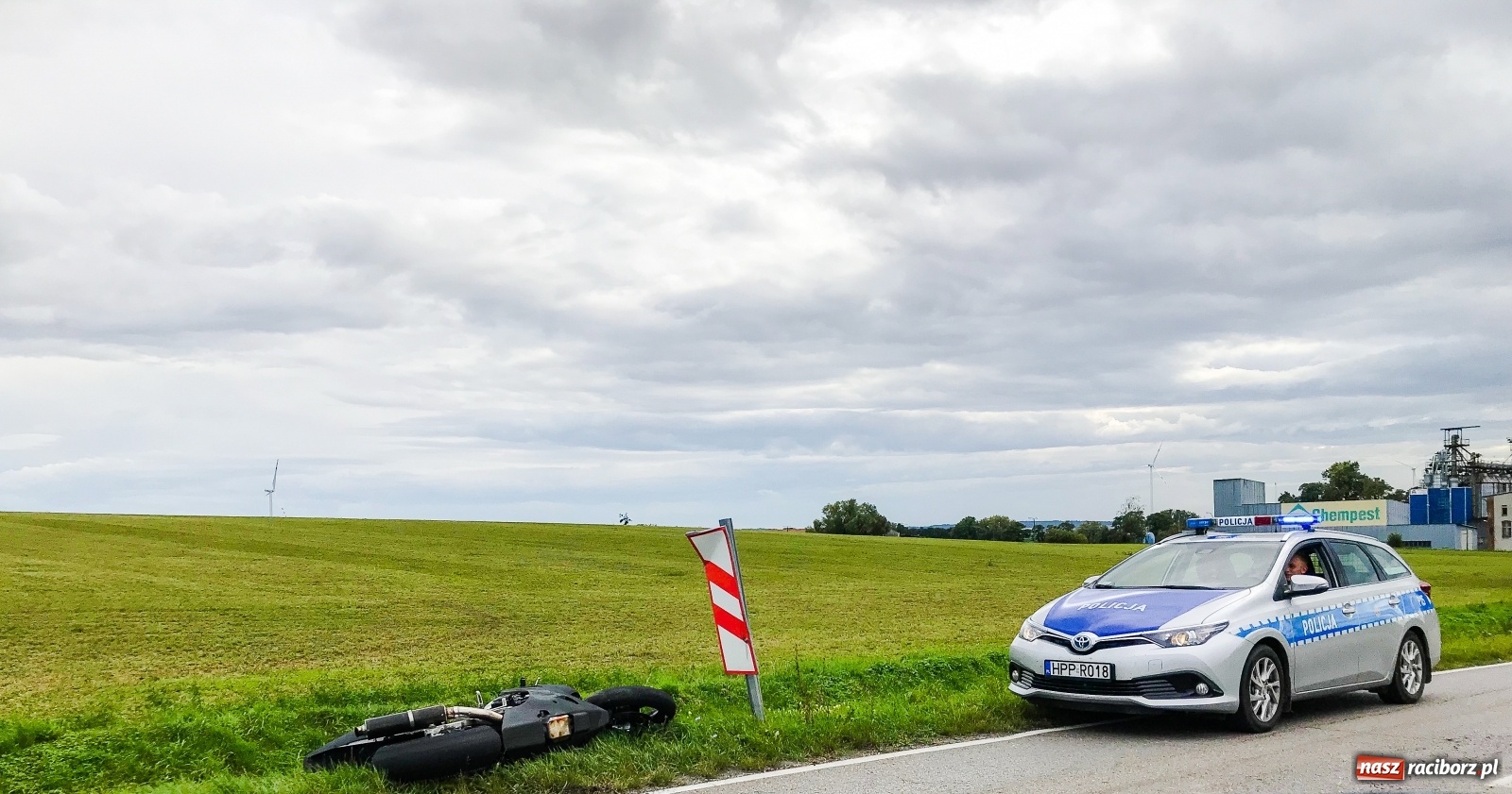 Zdjęcie w galerii na portalu naszraciborz.pl: Policyjny pościg od Raciborza w kierunku Samborowic [FOTO] wiadomości z regionu