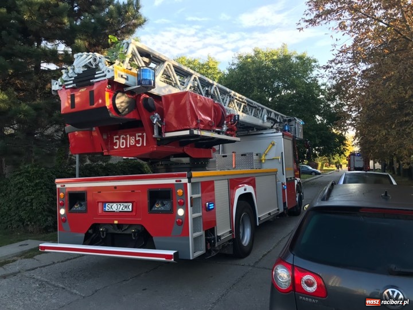 Zdjęcie w galerii na portalu naszraciborz.pl: Strażacka walka ze skutkami wichury wiadomości z regionu