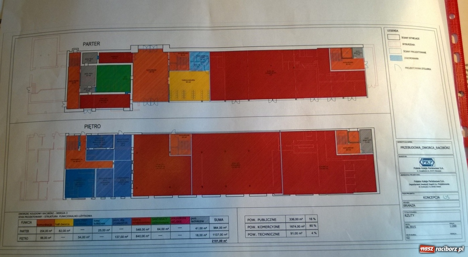 Zdjęcie w galerii na portalu naszraciborz.pl: PKP przygotowuje się do częściowego wyburzenia raciborskiego dworca  wiadomości z regionu