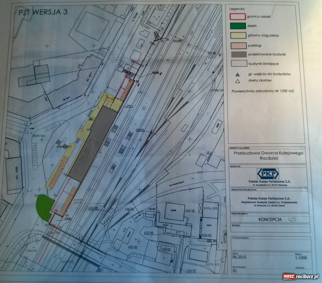 Zdjęcie w galerii na portalu naszraciborz.pl: PKP przygotowuje się do częściowego wyburzenia raciborskiego dworca  wiadomości z regionu